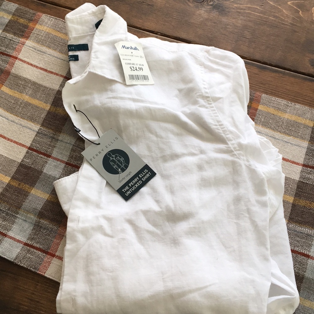 Perry Ellis Linen shirt